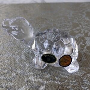 Crystal Turtle Figurine - Clear